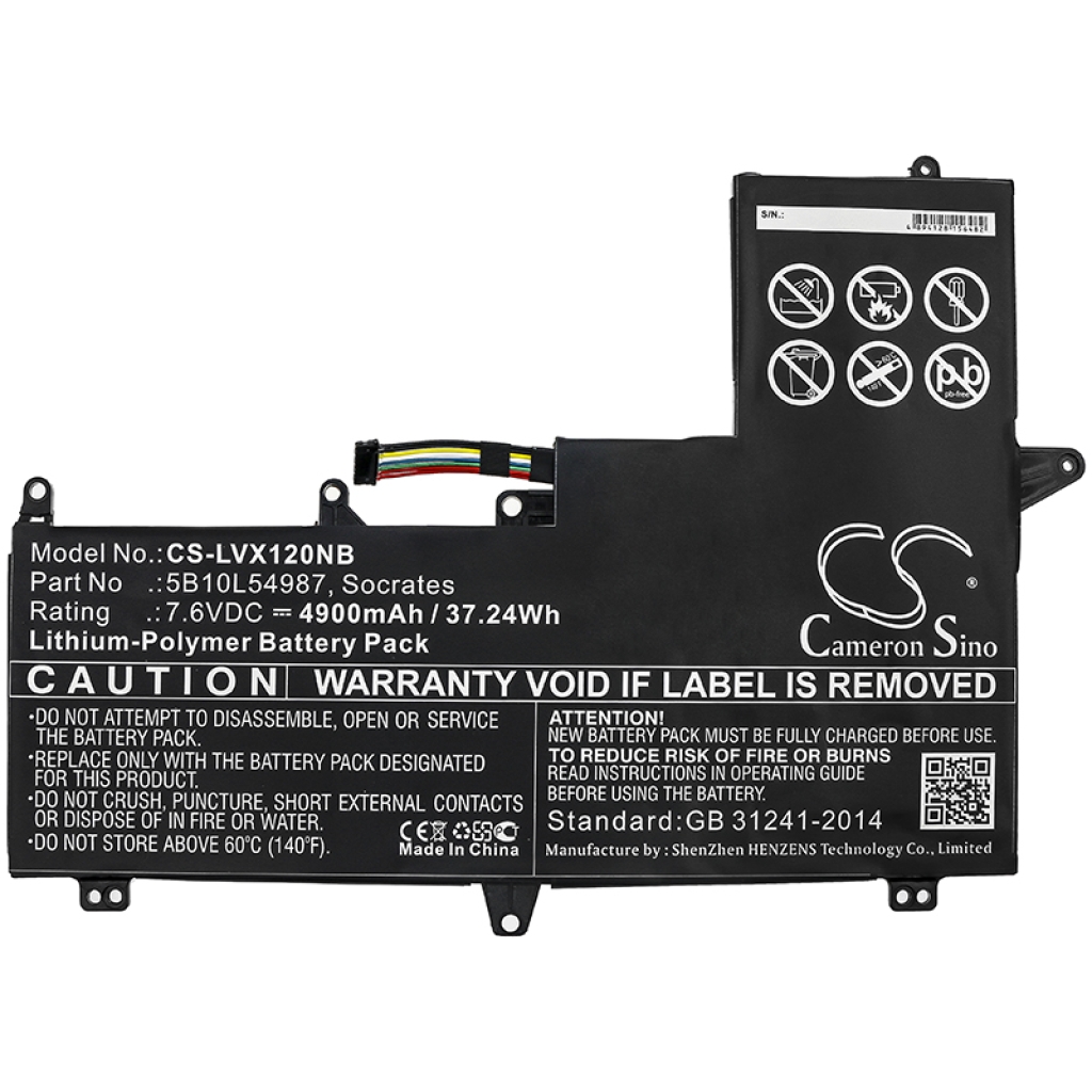 Notebook batterij Lenovo CS-LVX120NB