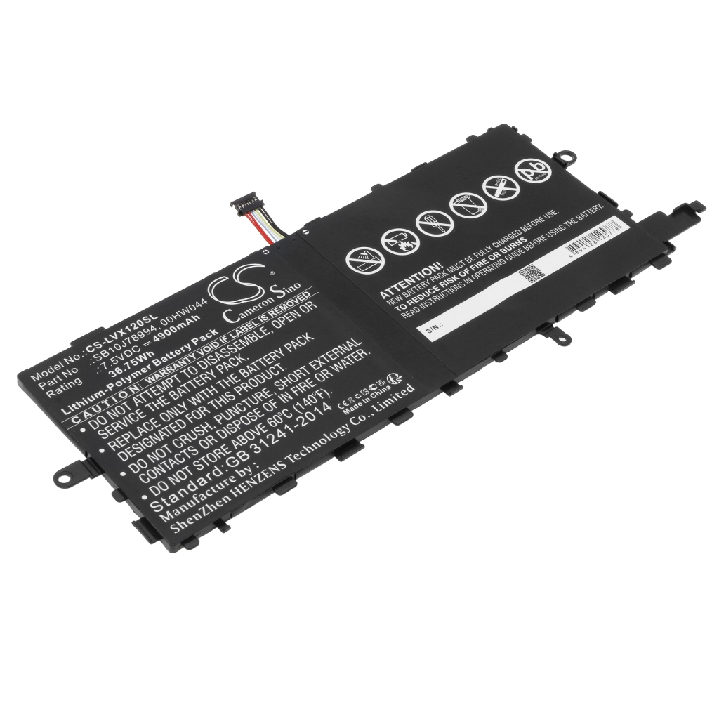 Tablet batterijen Lenovo CS-LVX120SL