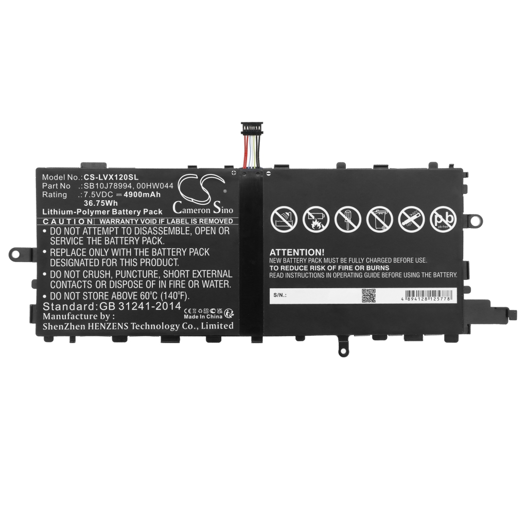 Batterijen Vervangt SB10J78994