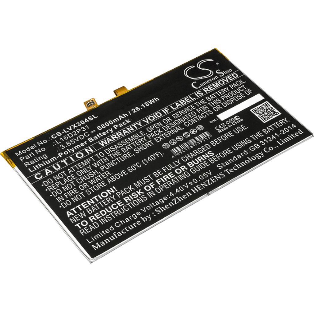 Tablet batterijen Lenovo CS-LVX304SL