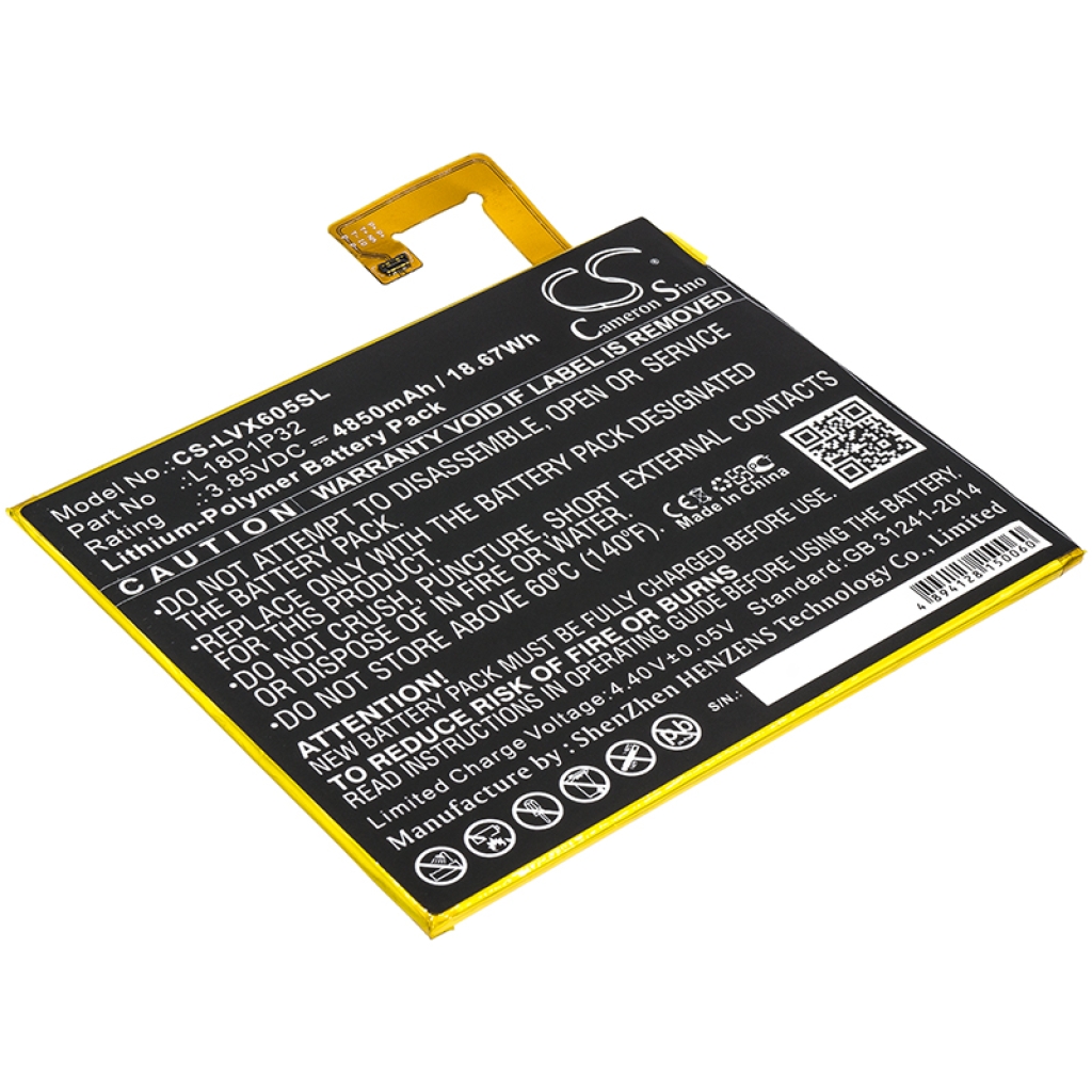 Tablet batterijen Lenovo CS-LVX605SL