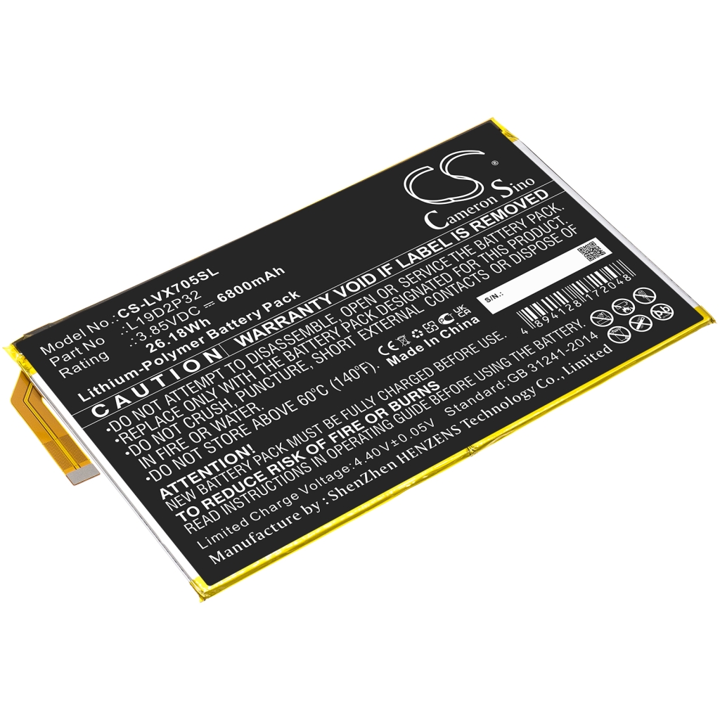 Tablet batterijen Lenovo CS-LVX705SL