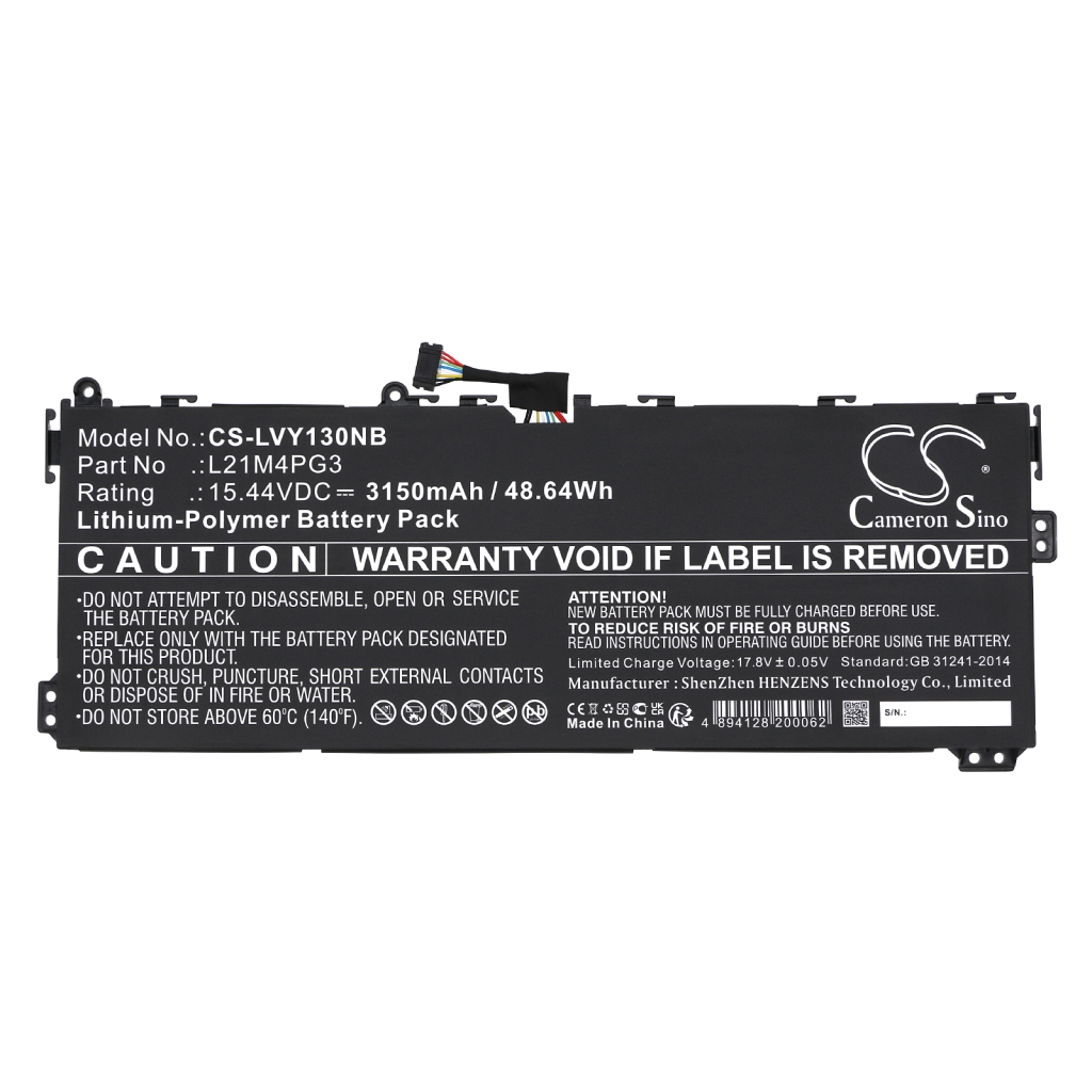 Notebook batterij Lenovo CS-LVY130NB