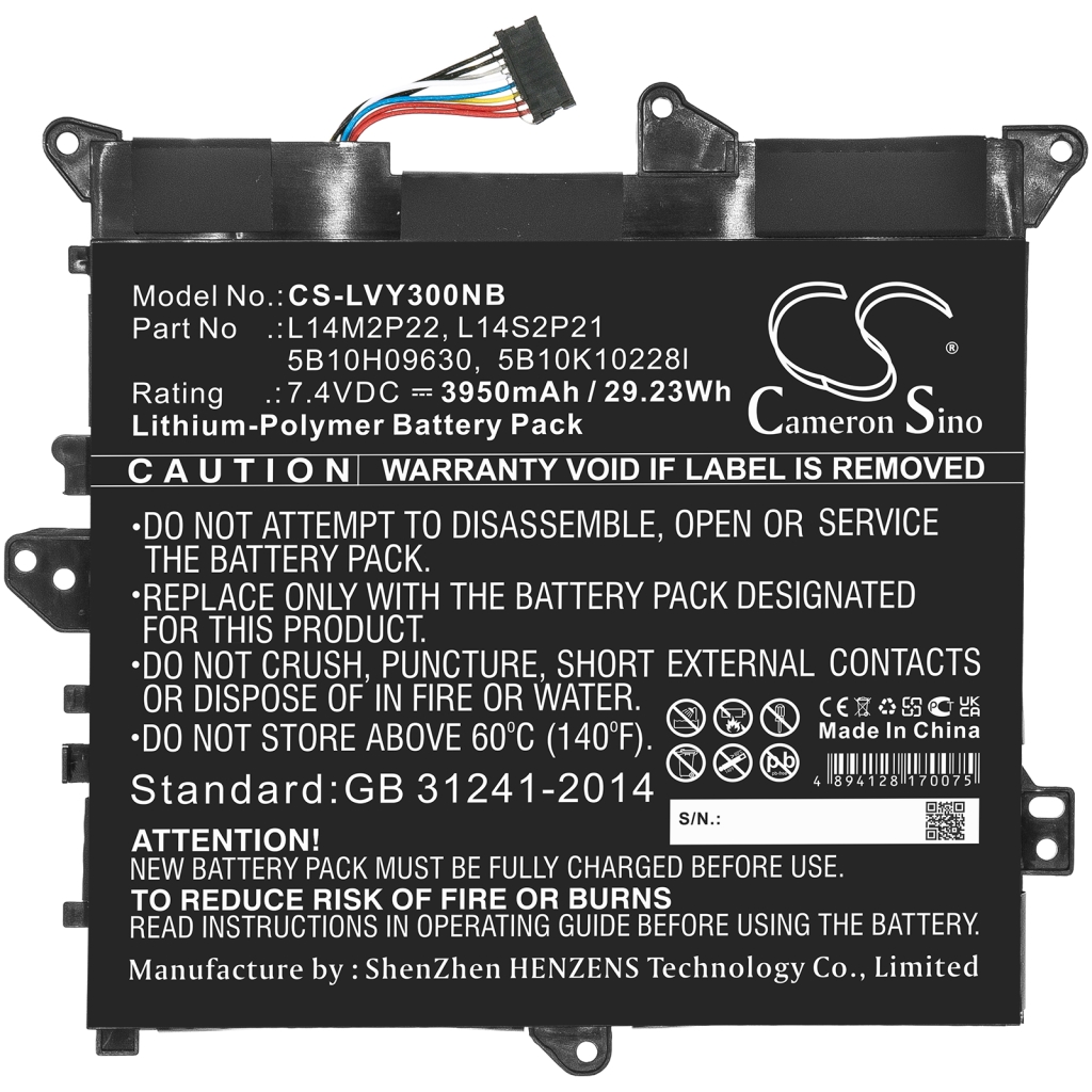 Batterijen Vervangt 5B10K10228l