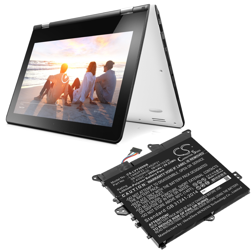 Notebook batterij Lenovo CS-LVY300NB