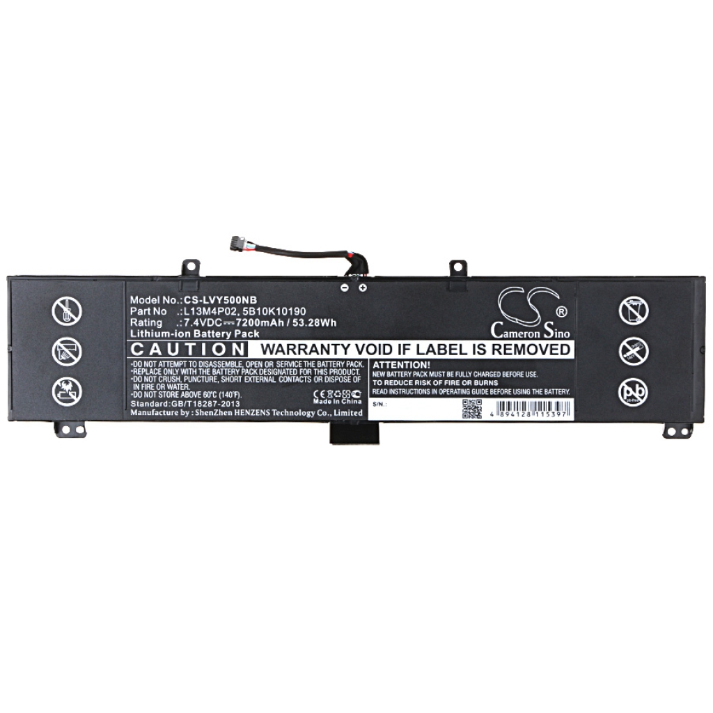 Notebook batterij Lenovo CS-LVY500NB