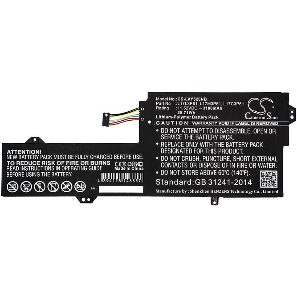 Notebook batterij Lenovo CS-LVY520NB