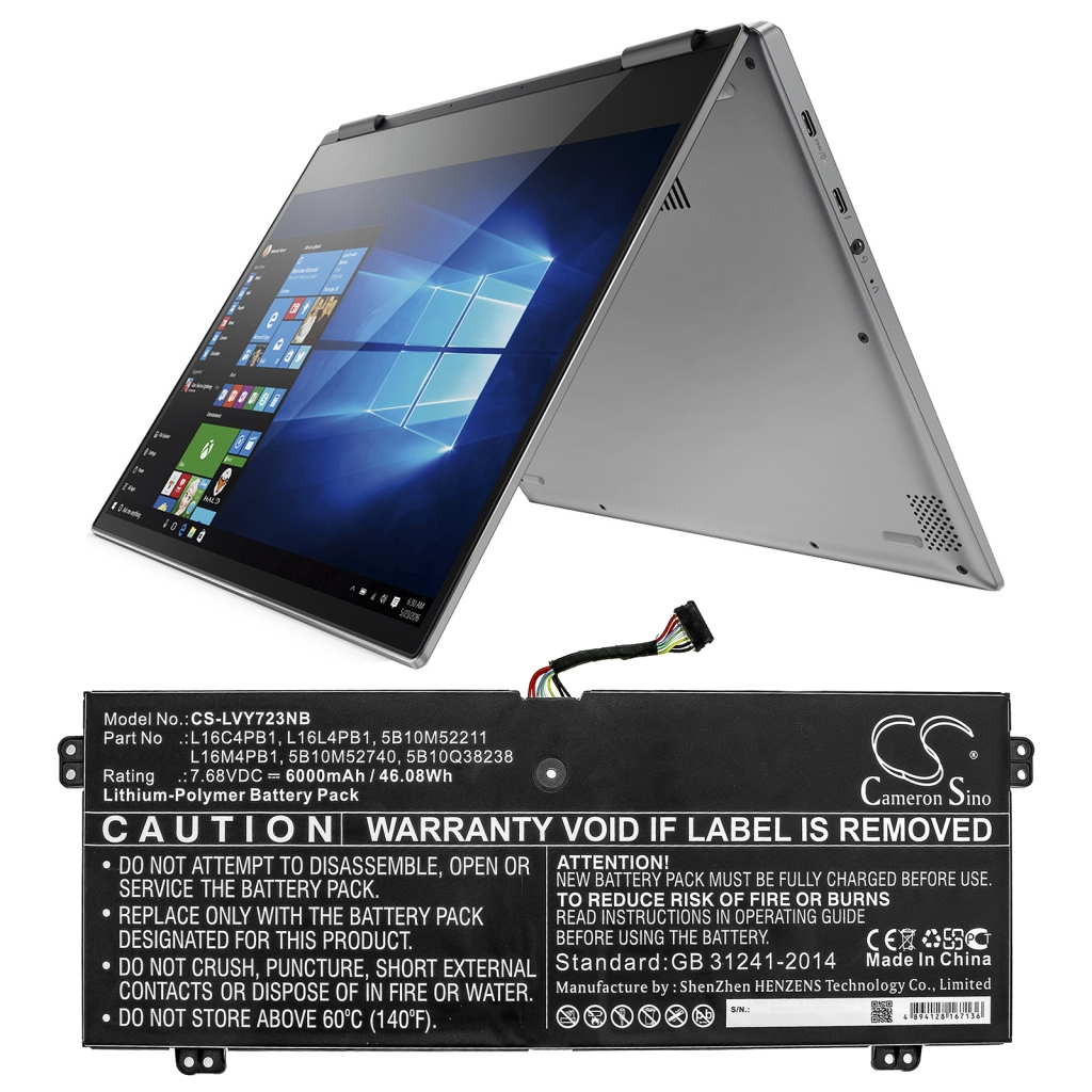 Notebook batterij Lenovo CS-LVY723NB