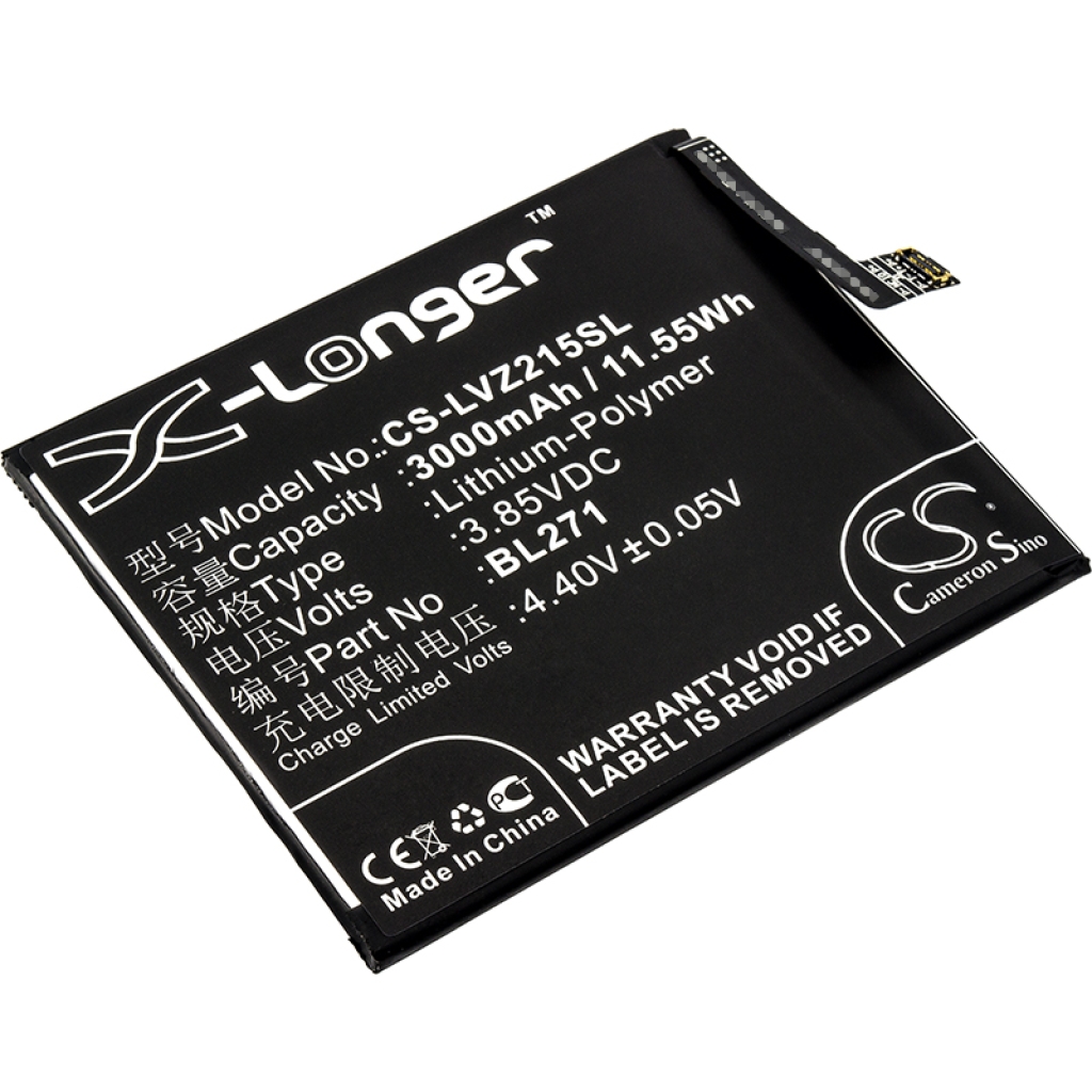 Batterij voor mobiele telefoon Lenovo CS-LVZ215SL