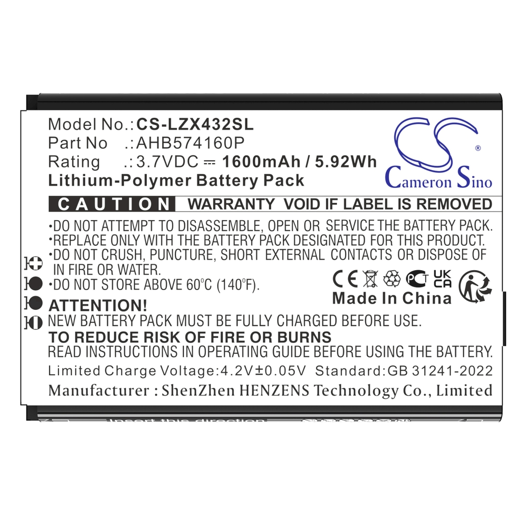 Batterij voor apparatuur Launch CS-LZX432SL