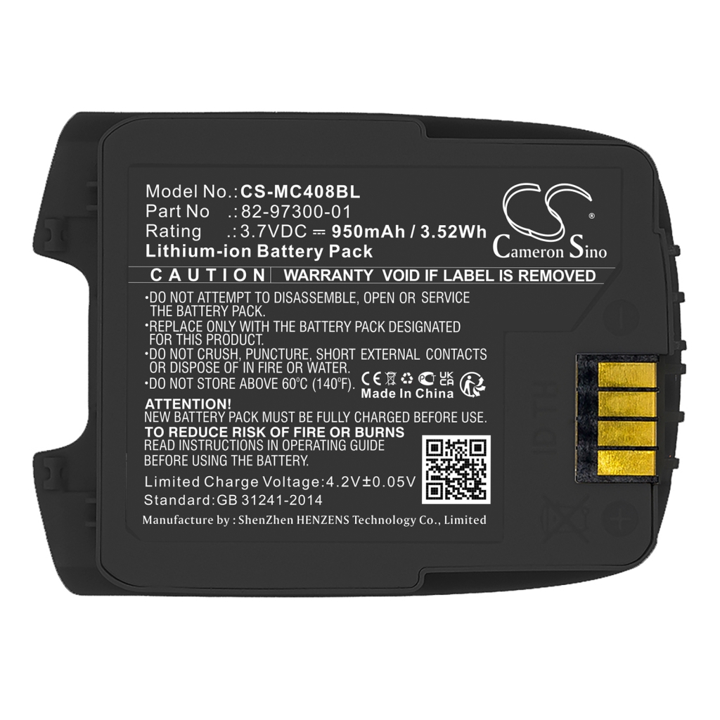 Batterij barcode, scanner Motorola CS-MC408BL