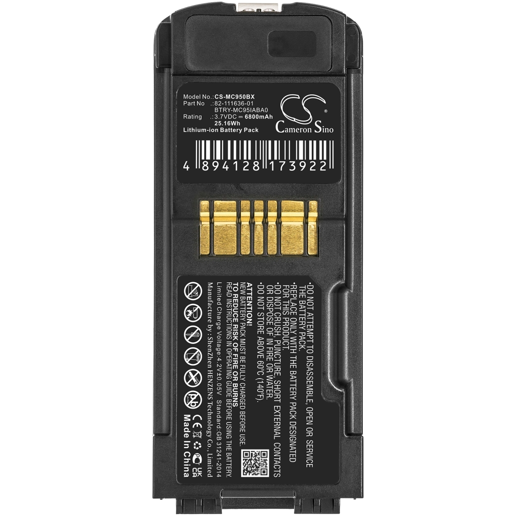 Batterij barcode, scanner Symbol CS-MC950BX