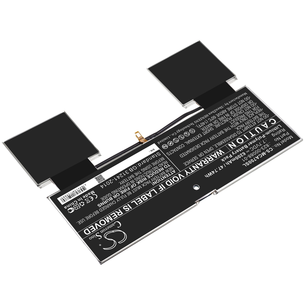 Tablet batterijen Microsoft CS-MCA700SL