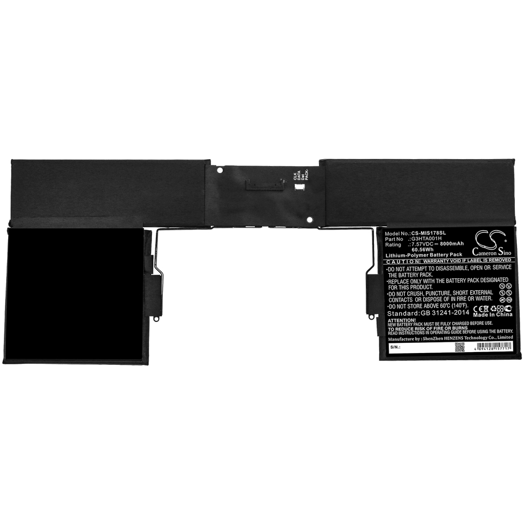 Tablet batterijen Microsoft CS-MCK178SL