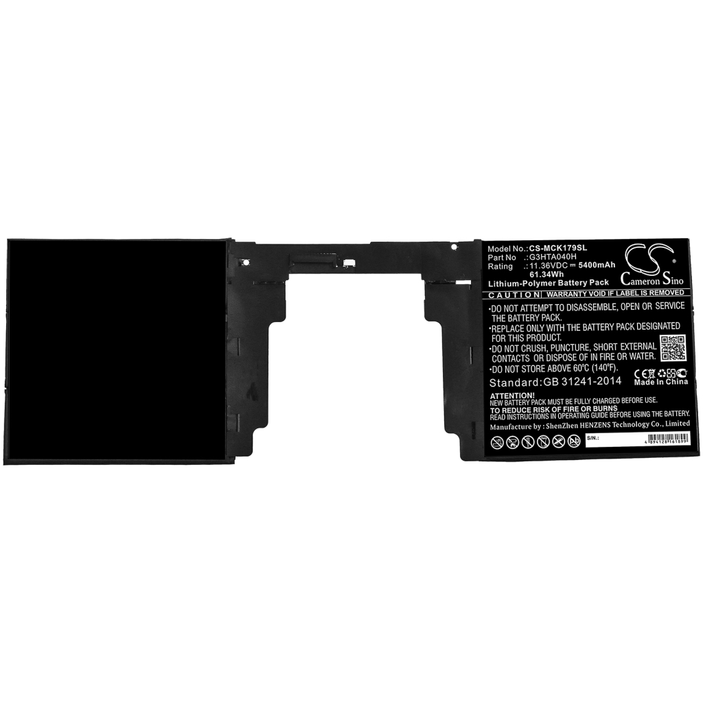 Tablet batterijen Microsoft CS-MCK179SL