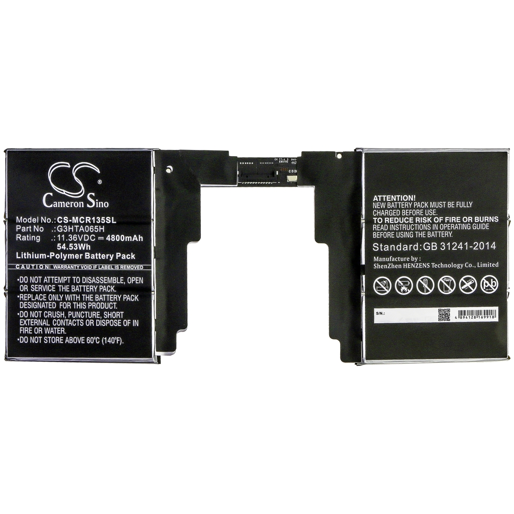 Tablet batterijen Microsoft CS-MCR135SL