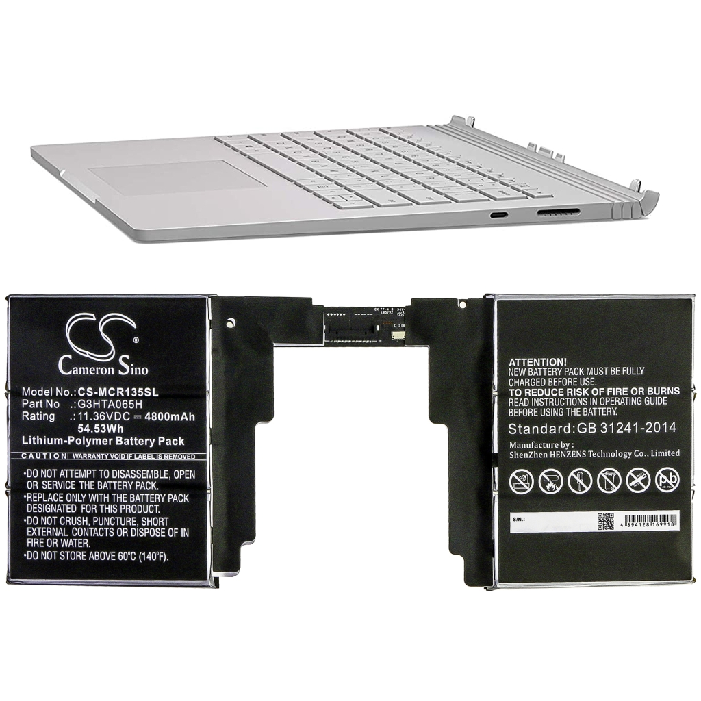 Tablet batterijen Microsoft CS-MCR135SL