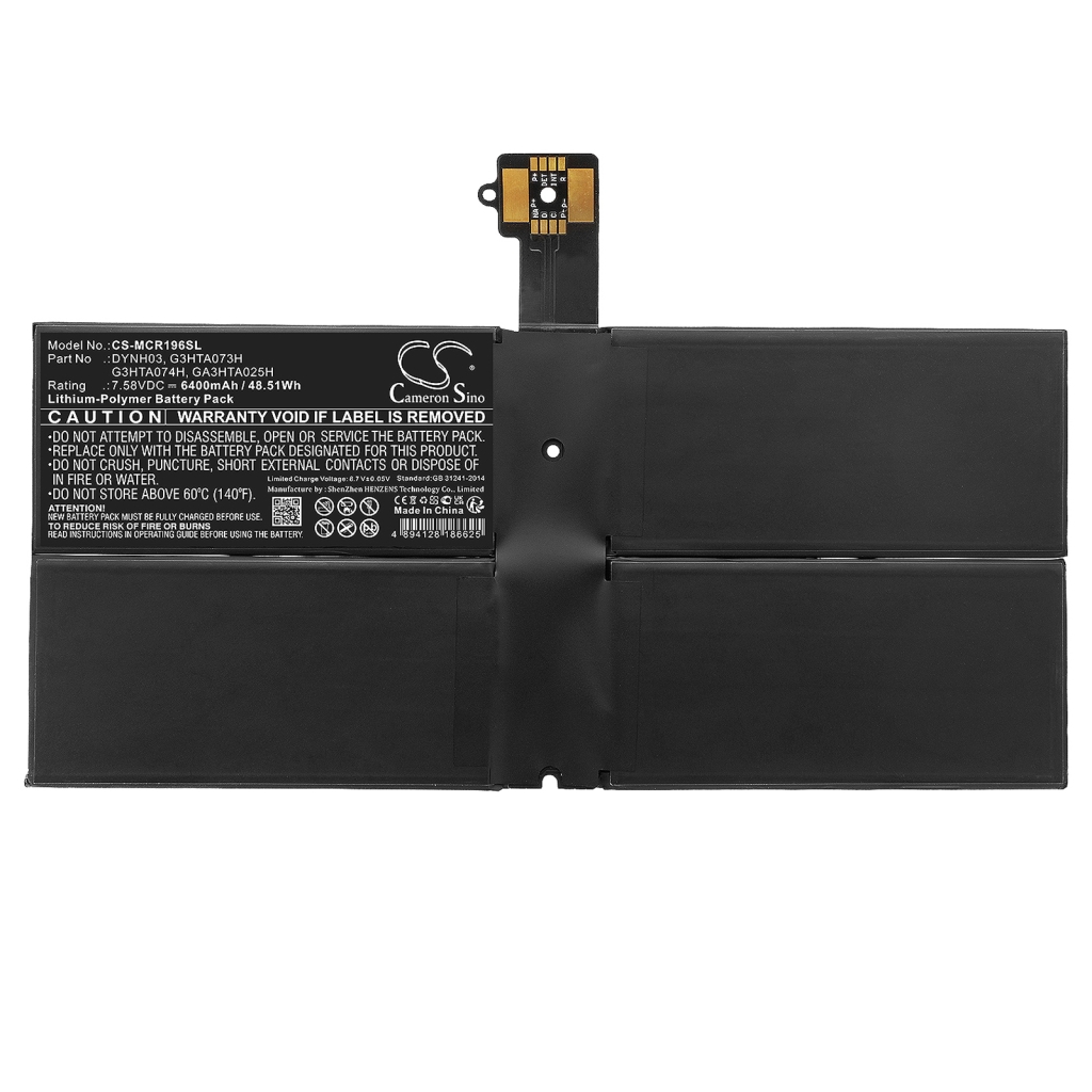 Tablet batterijen Microsoft CS-MCR196SL