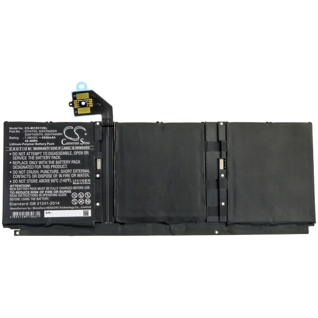 Batterijen Vervangt G3HTA052H