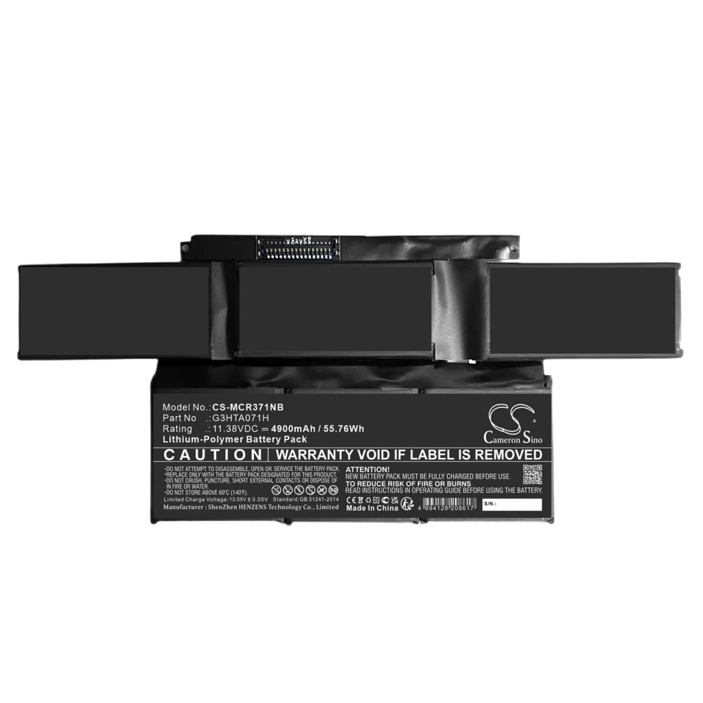 Notebook battery Microsoft CS-MCR371NB