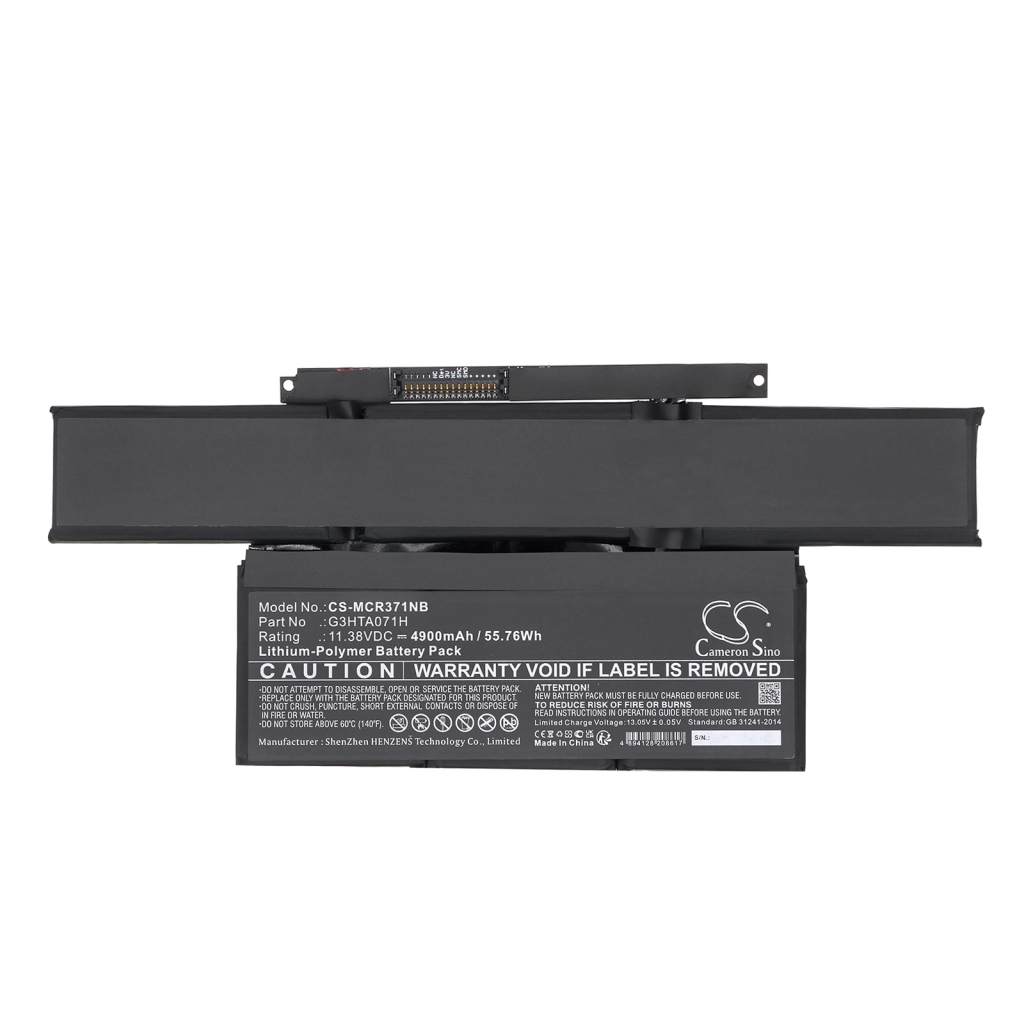 Batterijen Vervangt G3HTA071H