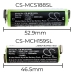 Batterijen Medische Batterij CS-MCS188SL