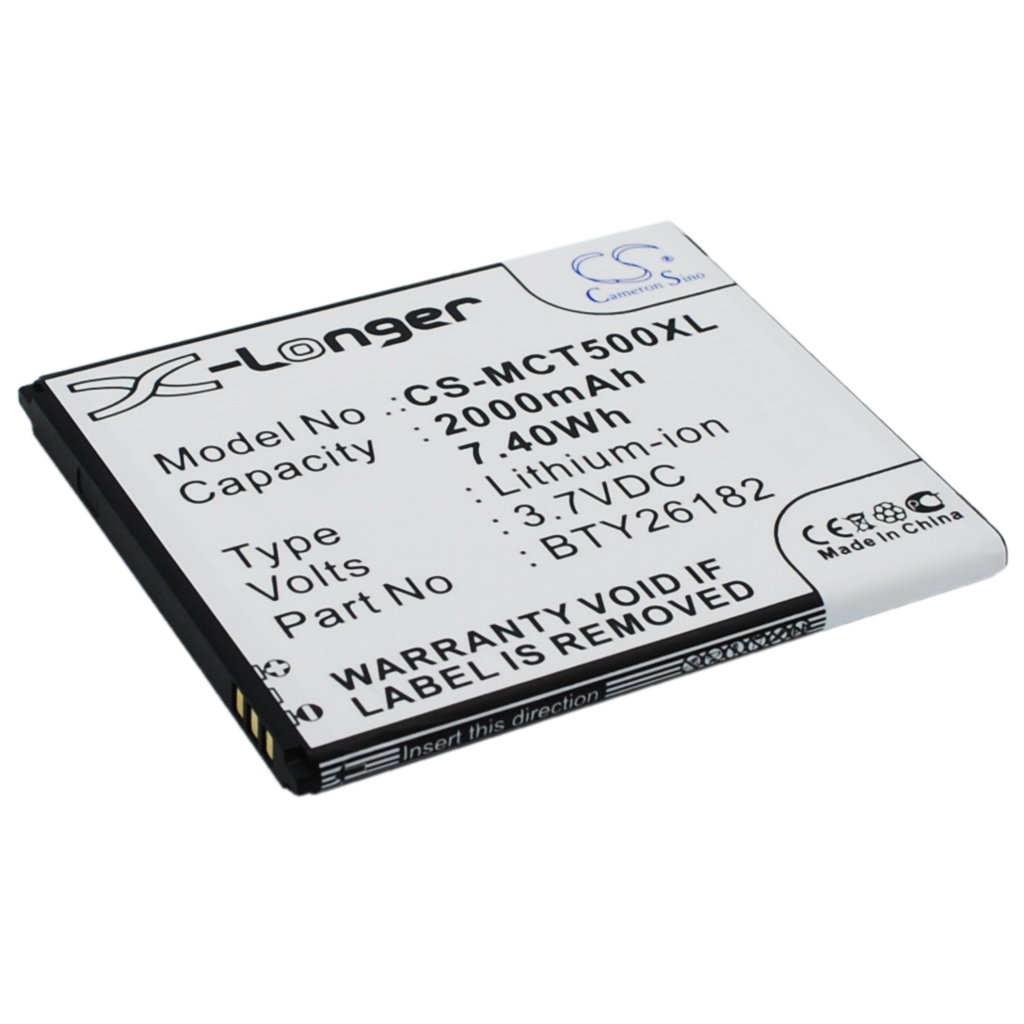 Batterij voor mobiele telefoon Micromax CS-MCT500XL