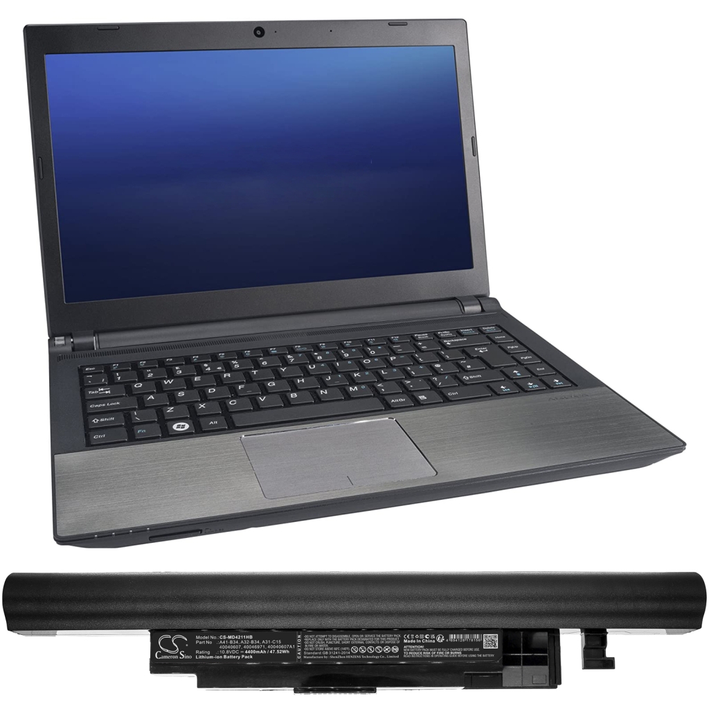 Notebook batterij Medion Pegatron C15B(90N0-CN2S310)