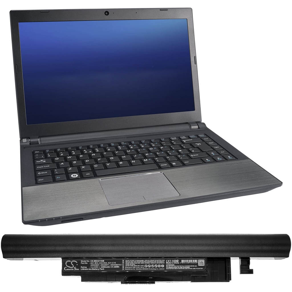 Notebook batterij Haier S500-I54200G40T01NDTS