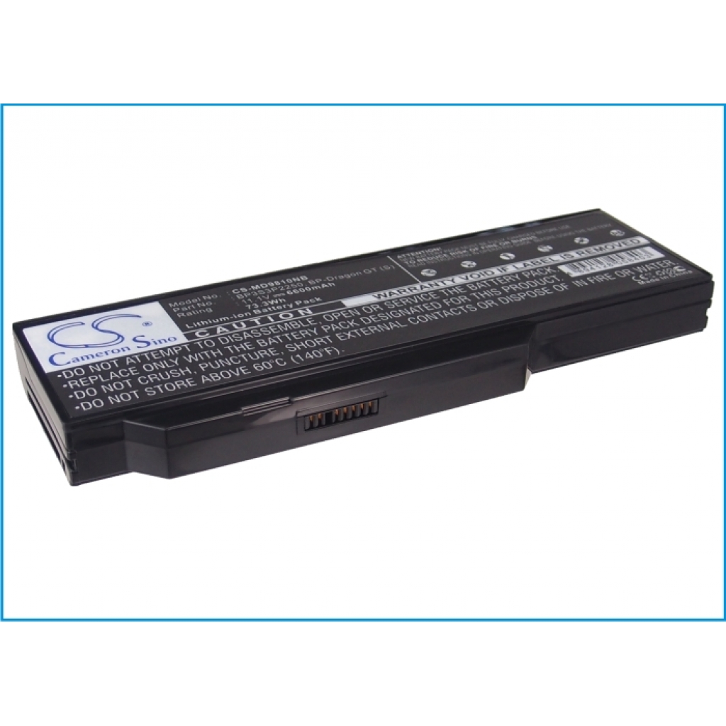 Notebook batterij Mitac CS-MD9810NB