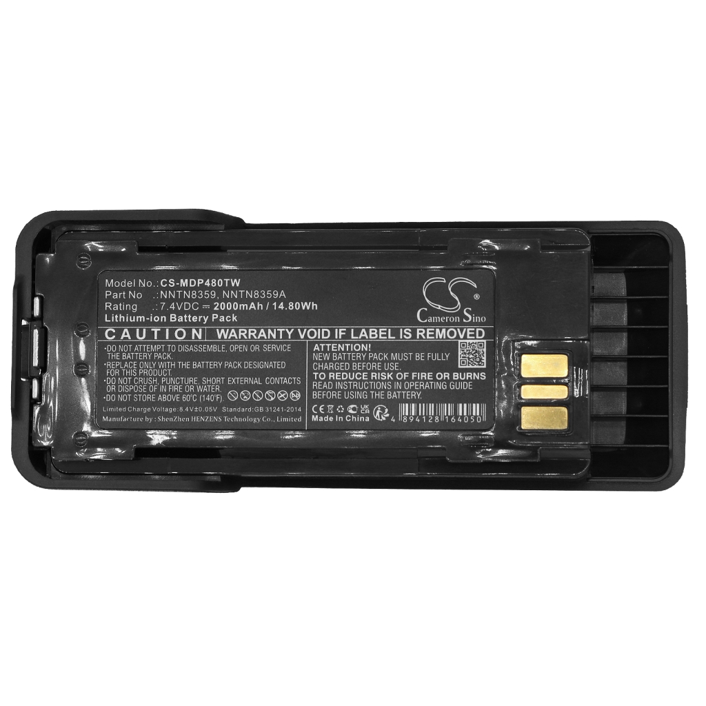 Batterij voor tweerichtingsradio Motorola XIR P8668EX