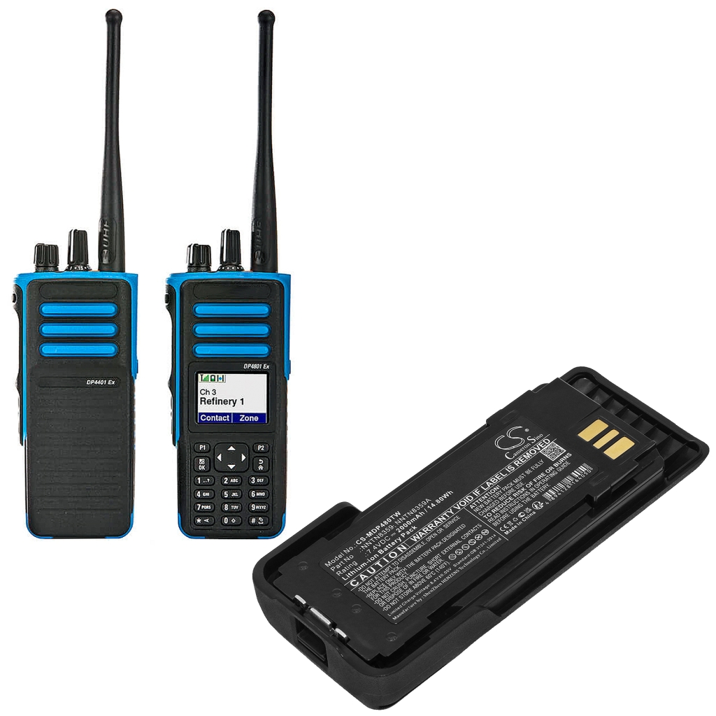 Batterij voor tweerichtingsradio Motorola XPR7550Ex