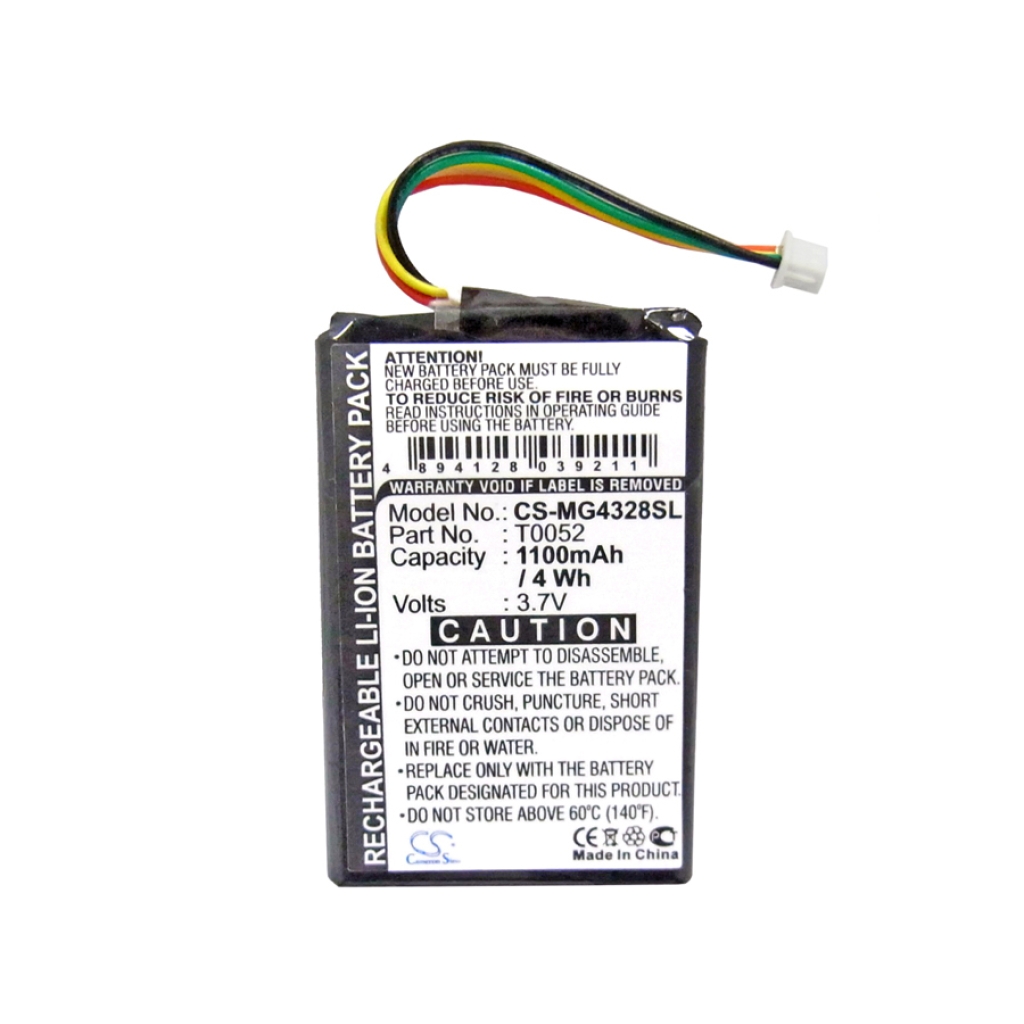 GPS, Navigator Batterij Typhoon CS-MG4328SL