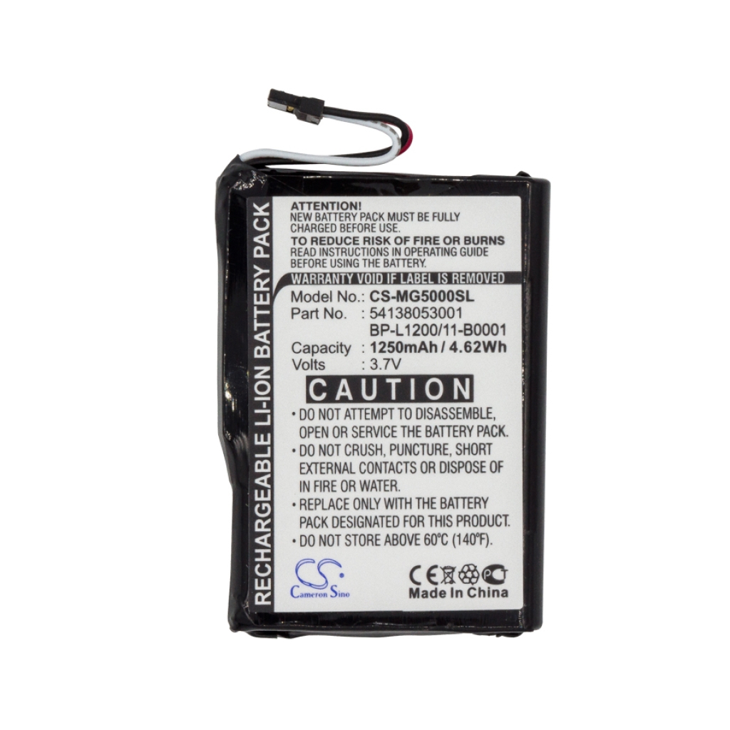 Batterijen GPS, Navigator Batterij CS-MG5000SL