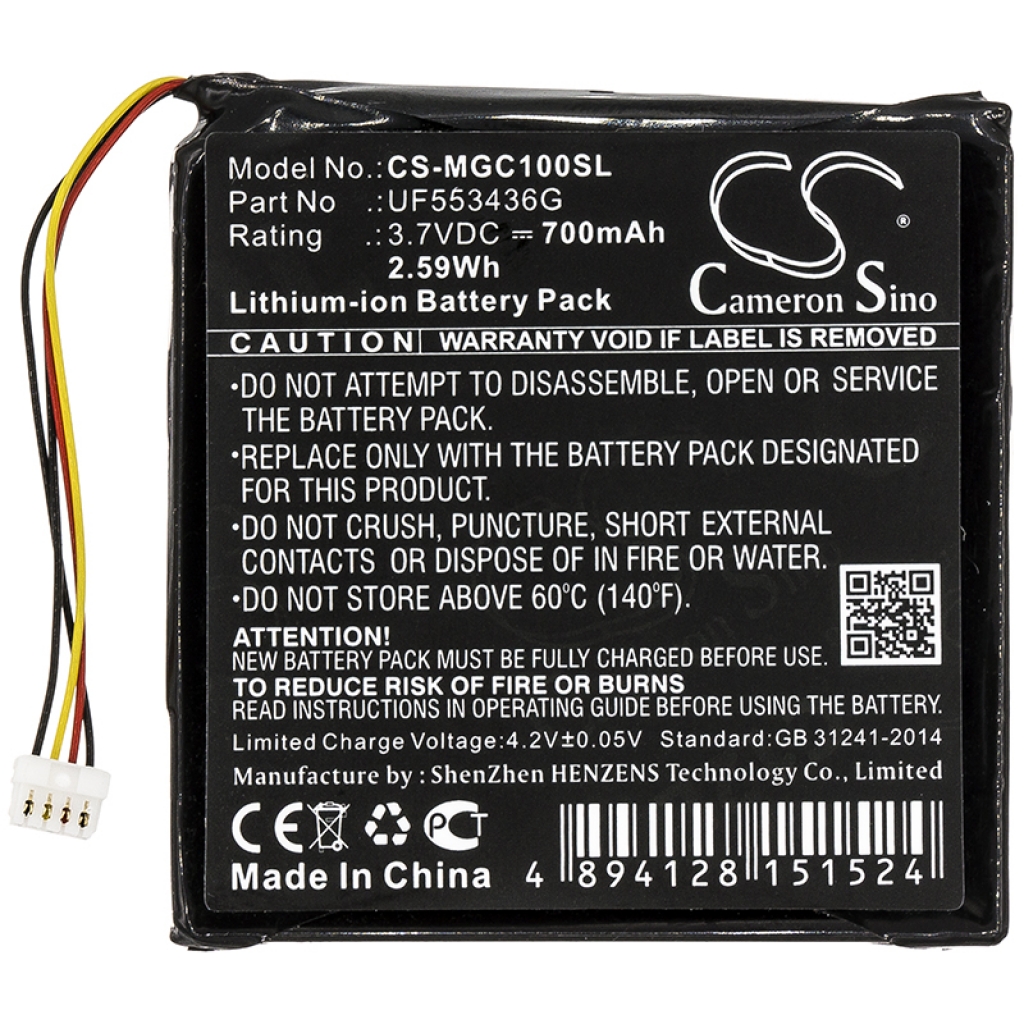 Batterijen Vervangt UF553436G