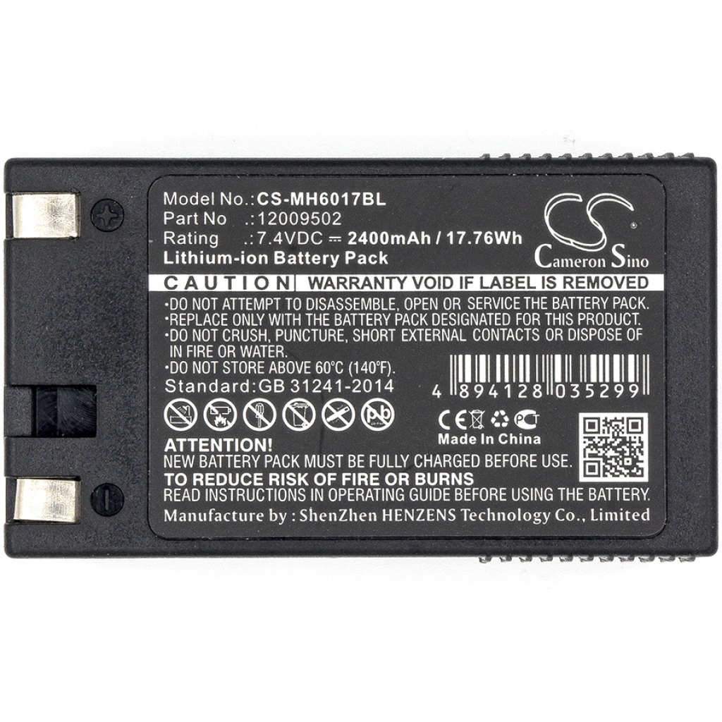 Printerbatterij Monarch CS-MH6017BL