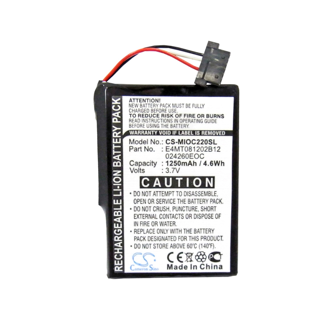 GPS, Navigator Batterij Medion MD95242