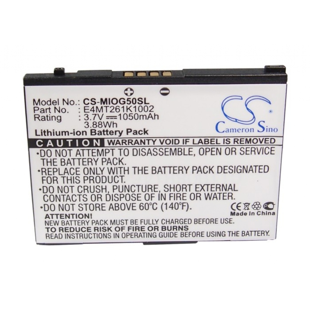 Tablet batterijen Mitac CS-MIOG50SL
