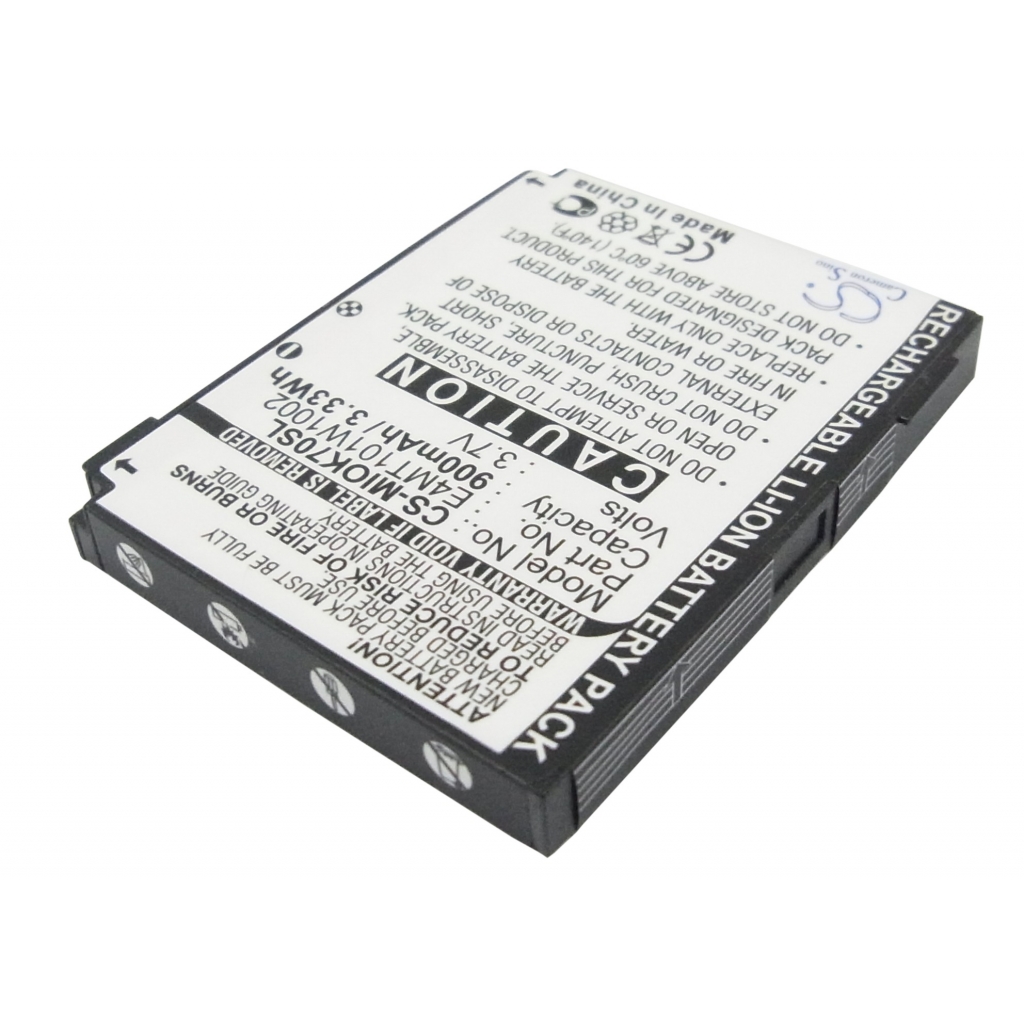Batterij voor mobiele telefoon Mitac CS-MIOK70SL