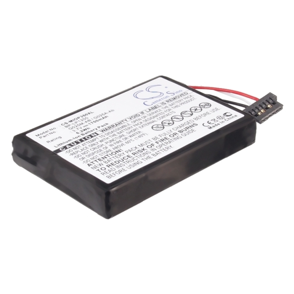 GPS, Navigator Batterij Mitac Mio P550m