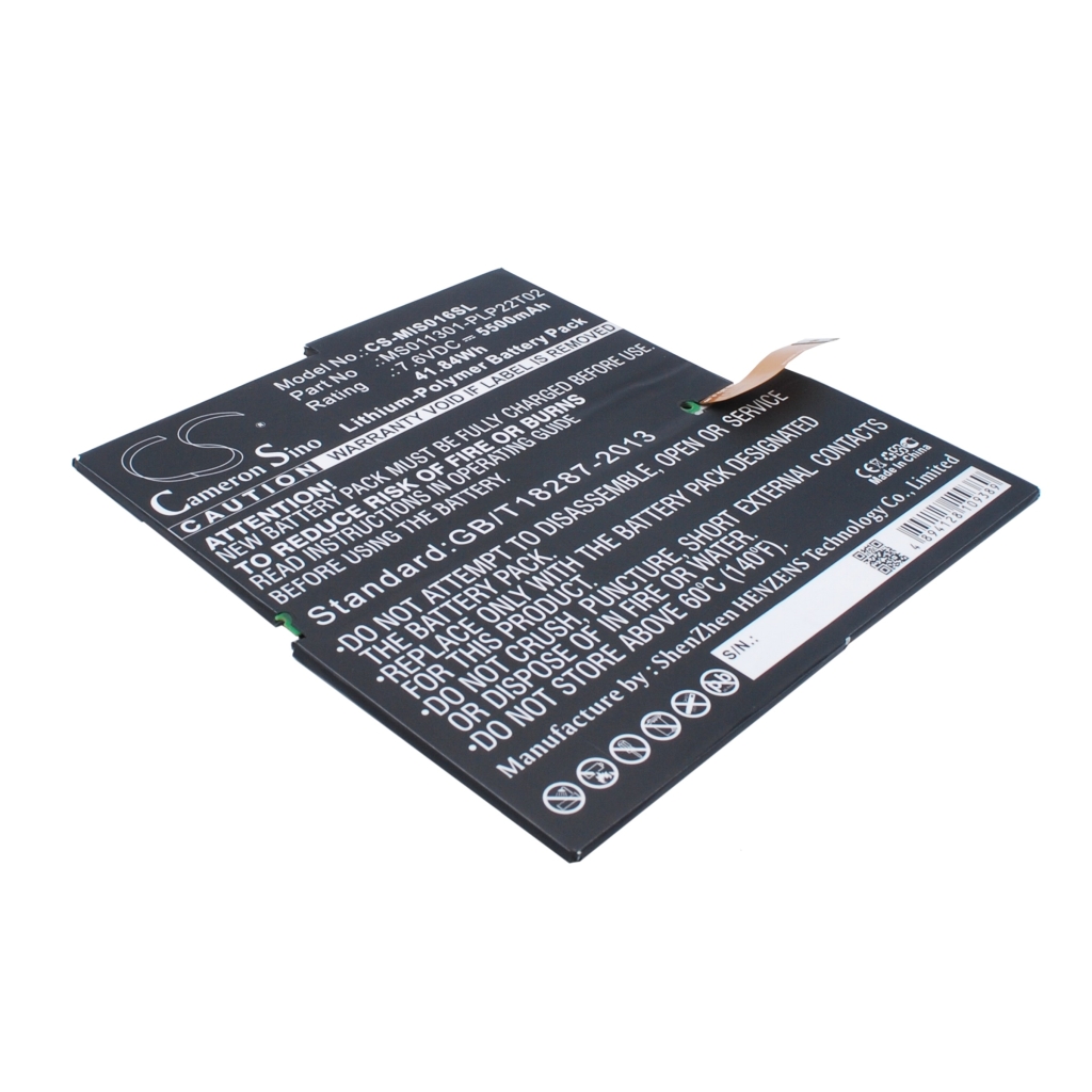 Tablet batterijen Microsoft CS-MIS016SL