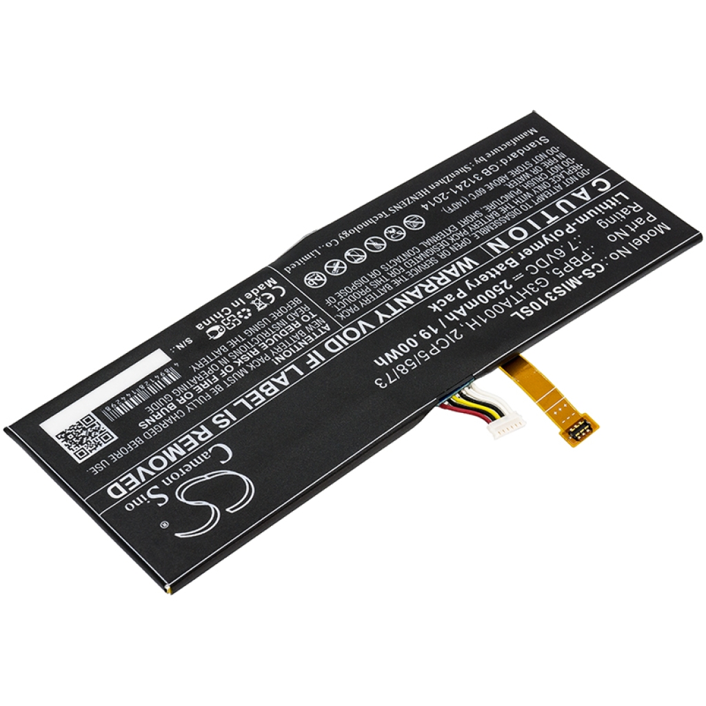 Tablet batterijen Microsoft CS-MIS310SL