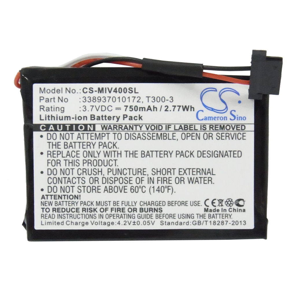 GPS, Navigator Batterij Mitac Mio Moov 510