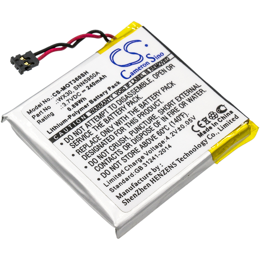 Batterijen Smartwatch batterij CS-MOT360SH