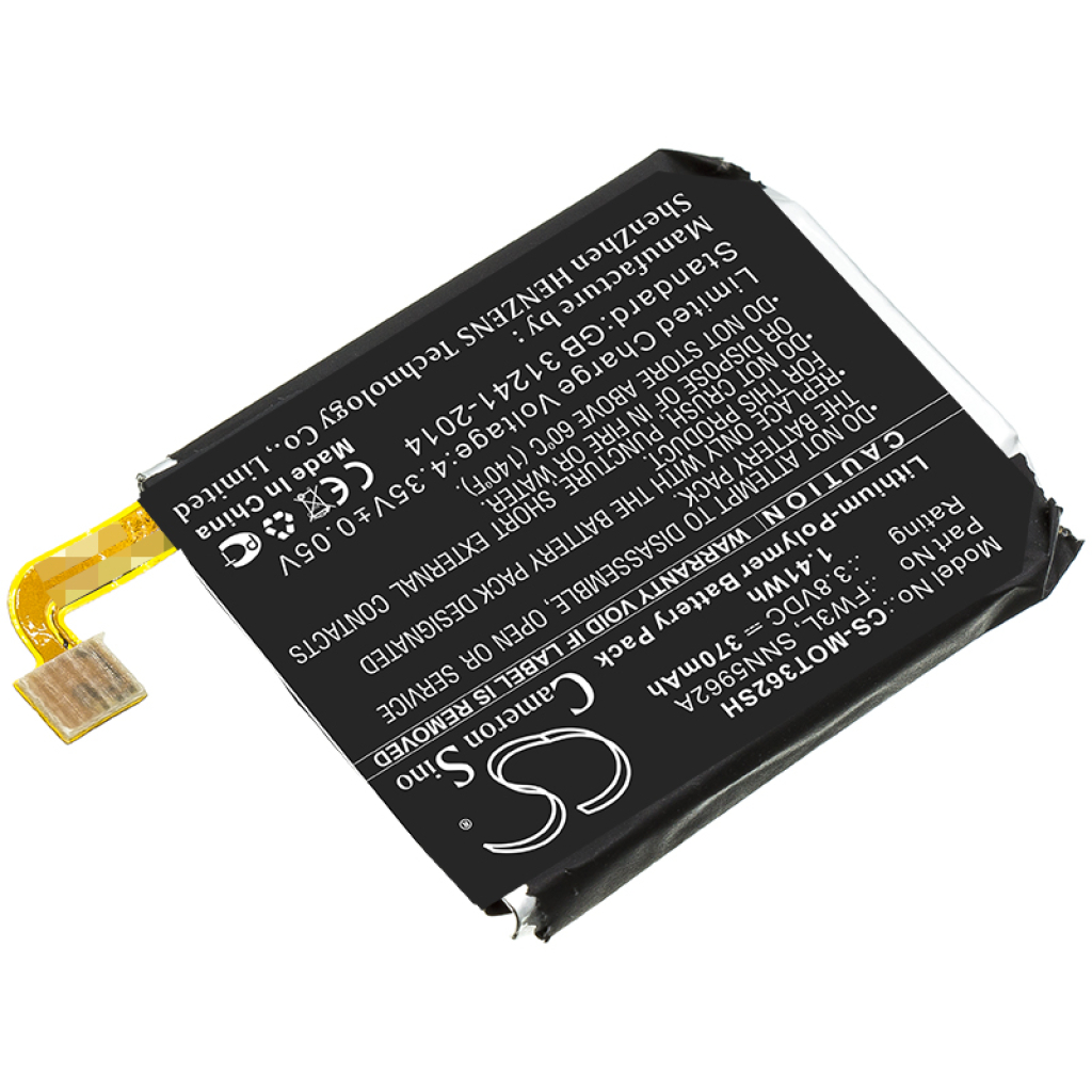 Batterijen Smartwatch batterij CS-MOT362SH
