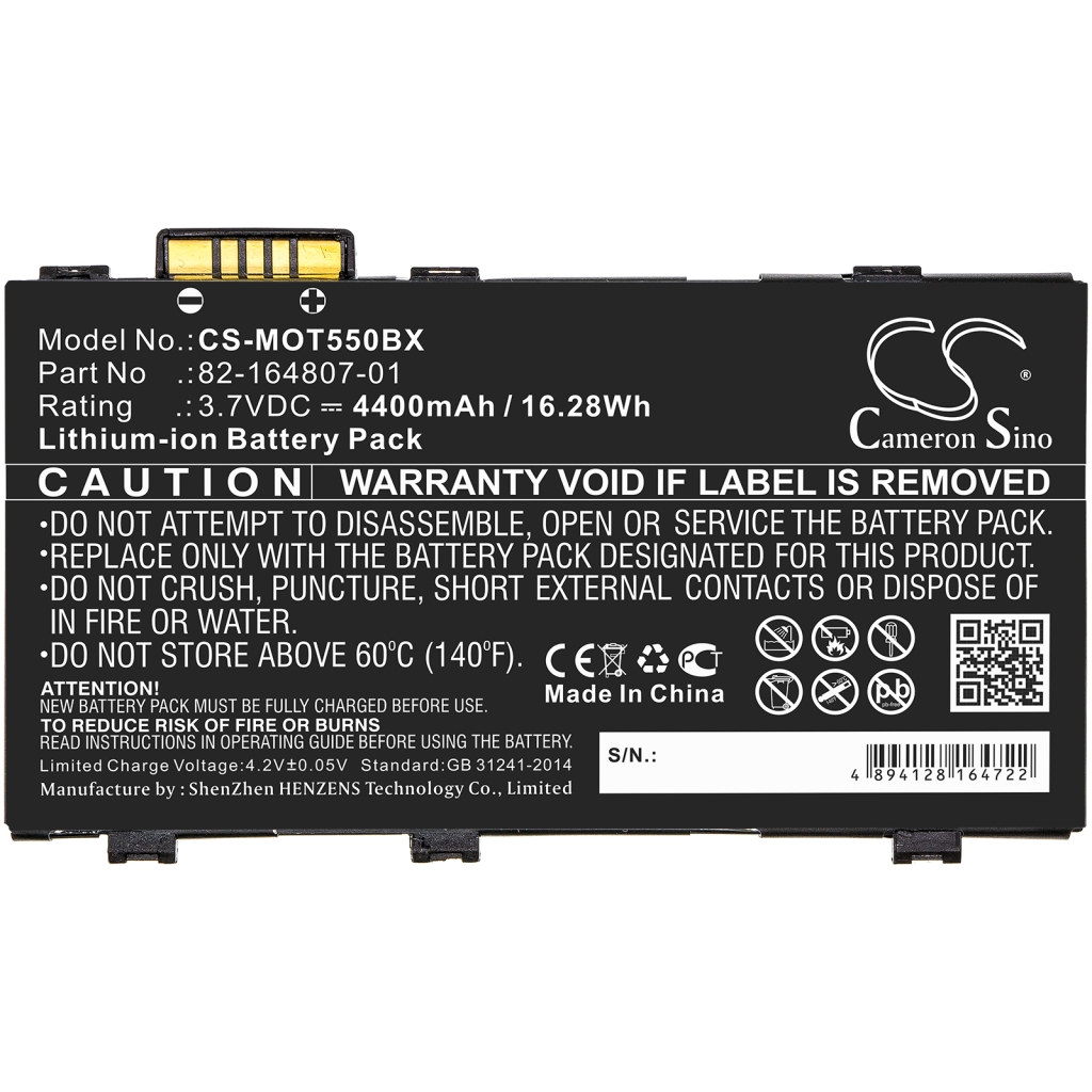 Batterij barcode, scanner Motorola CS-MOT550BX