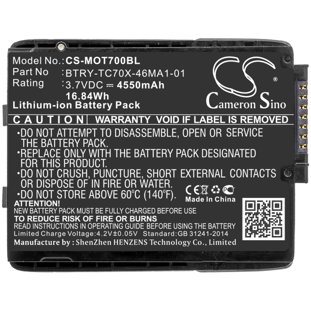 Batterij barcode, scanner Motorola 82-171249-02