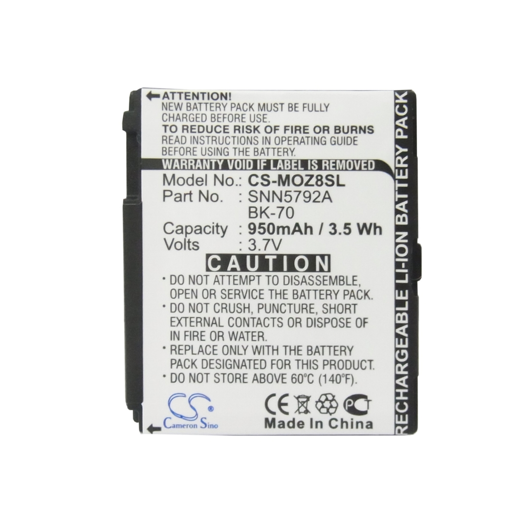 Batterij voor mobiele telefoon Motorola CS-MOZ8SL