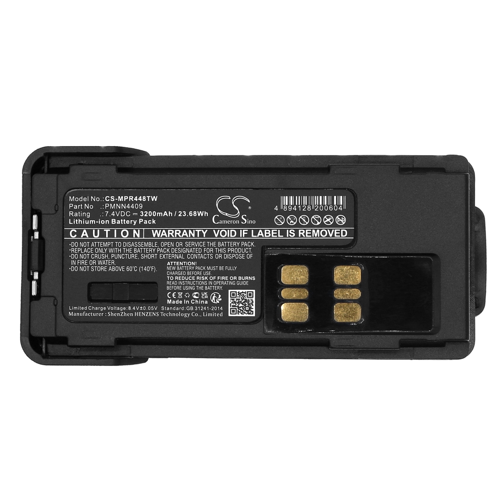 Batterij voor tweerichtingsradio Motorola CS-MPR448TW