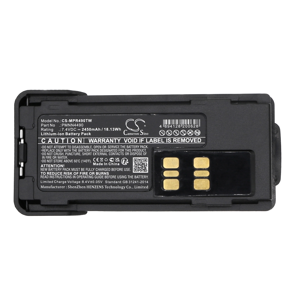 Batterij voor tweerichtingsradio Motorola CS-MPR490TW